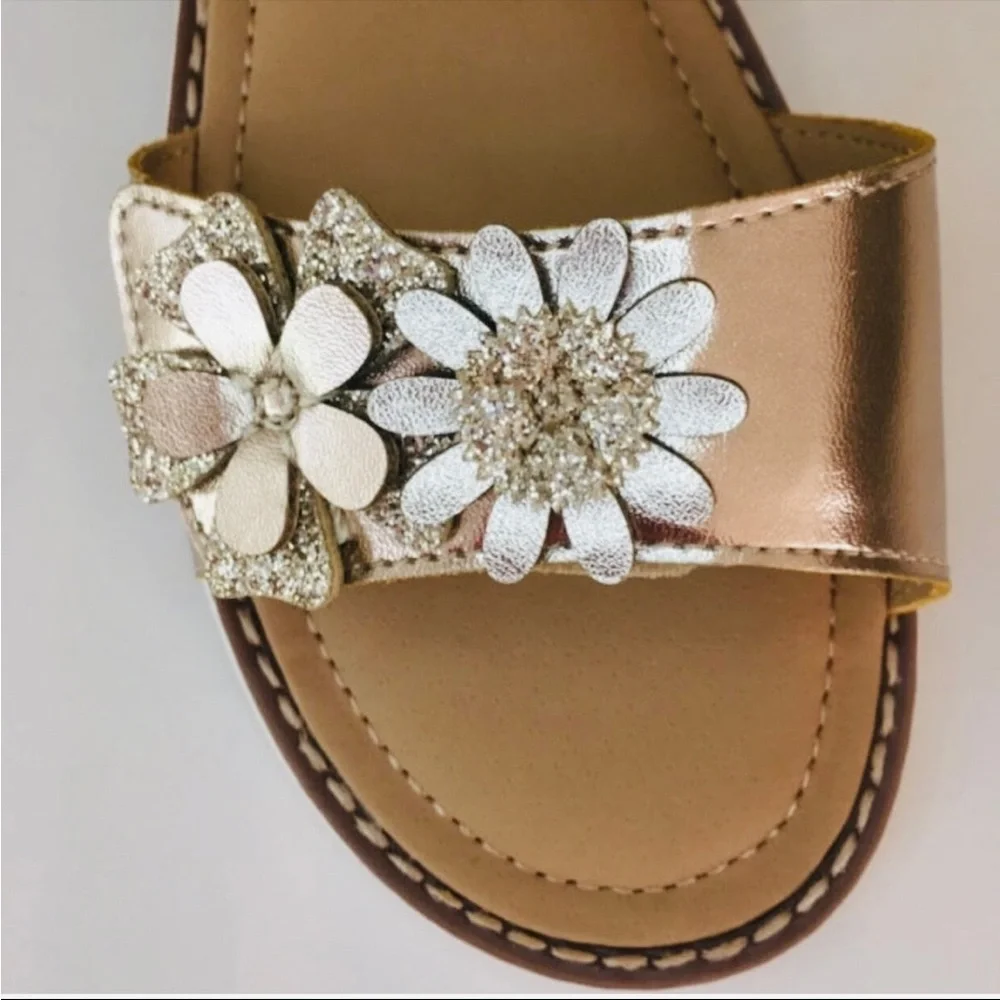 Hanna Andersson Gold Sandals